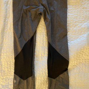 Used Lululemon Gray Pace Rival High-Rise Crop (4)